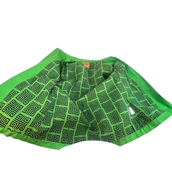 TORY BURCH kelly green logo button flap pocket womens utility jacket sz 10 - Picture 2 of 9